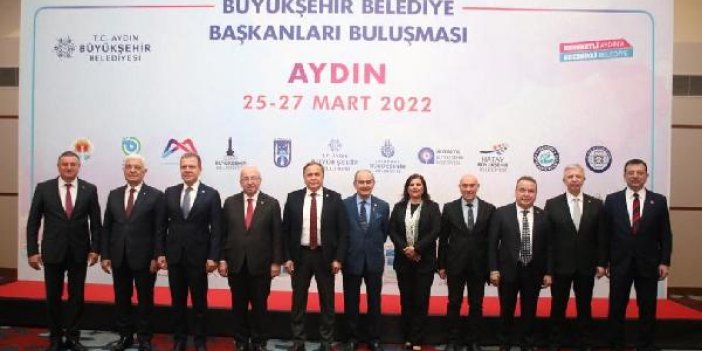 CHP'li büyükşehir belediye başkanları Aydın'da buluştu