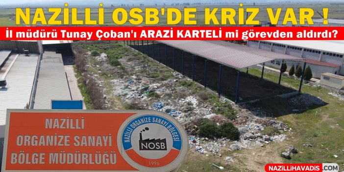 Nazilli OSB'de Arazi Karteli'nin il müdürünü görevden aldırdı iddiası