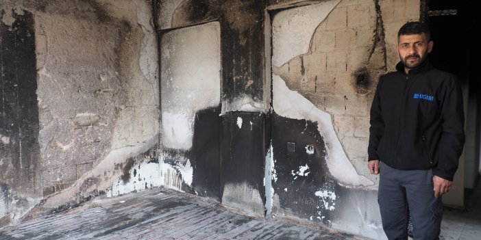 Nazilli’de evi yanan aile yardım eli bekliyor