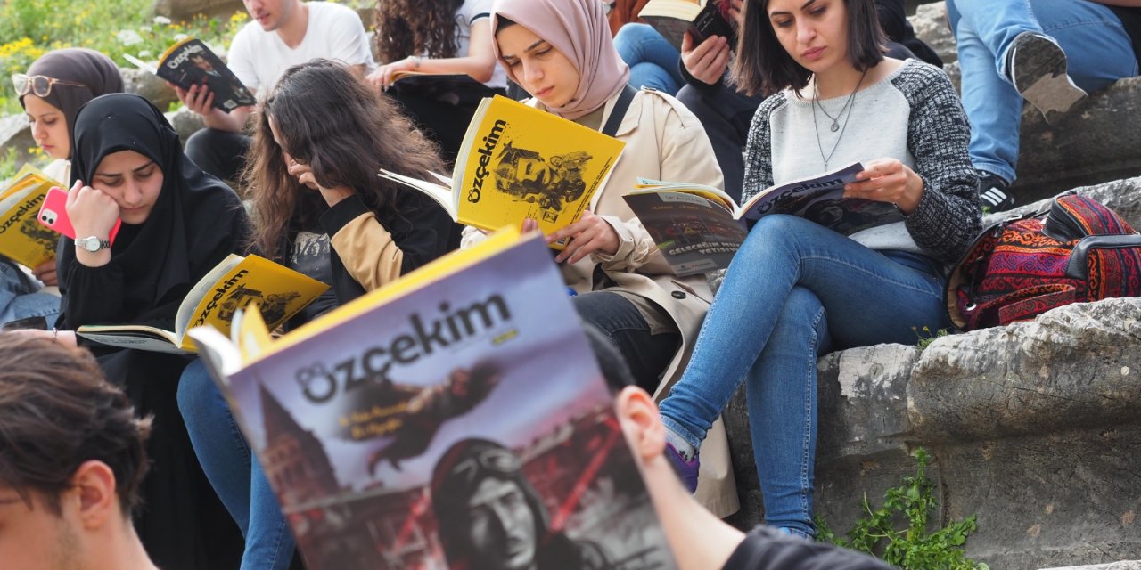 Nysa Antik Kenti’nde kitap okuma etkinliği