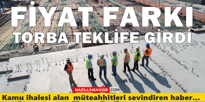 Müteahhitlerin fiyat farkı talebi için dev adım