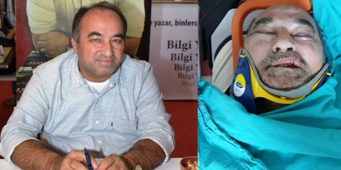 Kuşadası'nda Yazar Ergün Poyraz, evinin önünde saldırıya uğradı