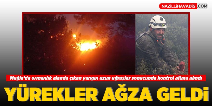 Muğla'da korkutan yangın