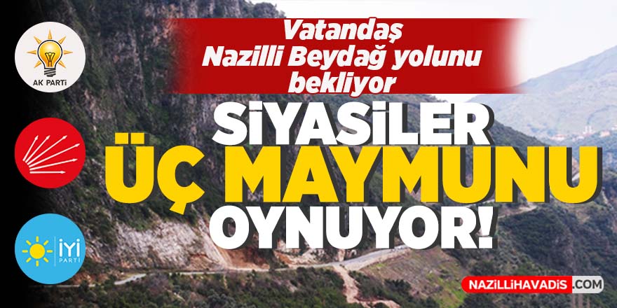 Nazilli-Beydağ yolu icraat bekliyor