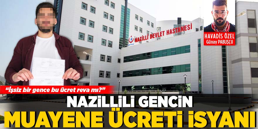 Nazilli’de 21 yaşındaki gencin haklı isyanı