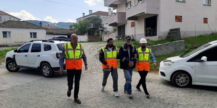 İşçi gibi davranan jandarma, taş ocağında hükümlüyü yakaladı