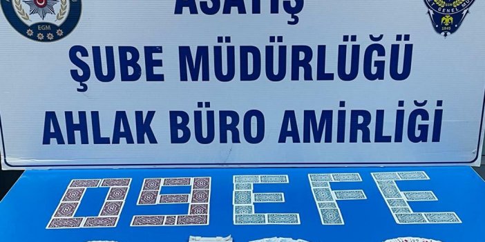 Aydın'da kumar oynarken suçüstü yakalanan 5 kişiye toplam 9 bin lira para cezası