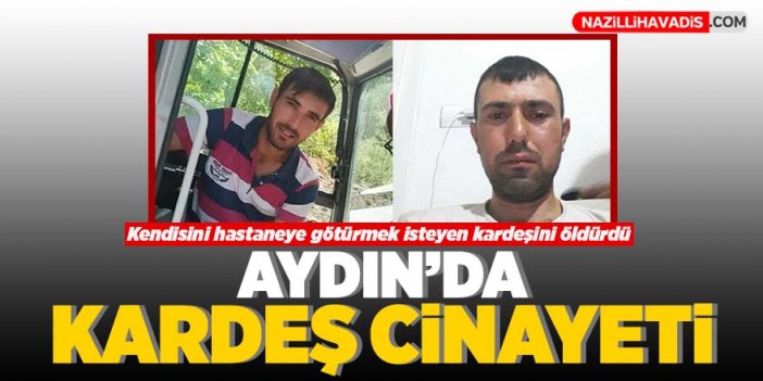 Kendisini hastaneye götürmek isteyen kardeşini öldürdü