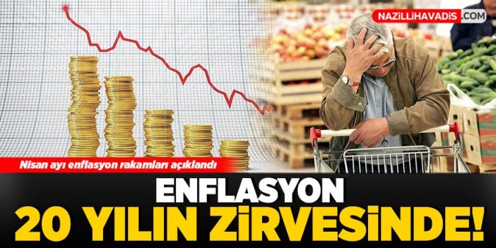 Enflasyon 20 yılın zirvesinde!