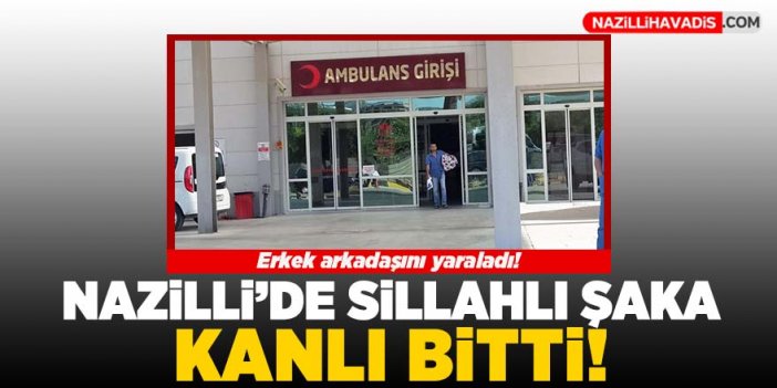 Nazilli'de silahlı şaka kanlı bitti!