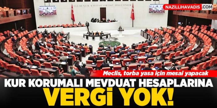 Kur korumalı mevduat hesaplarına vergi yok!