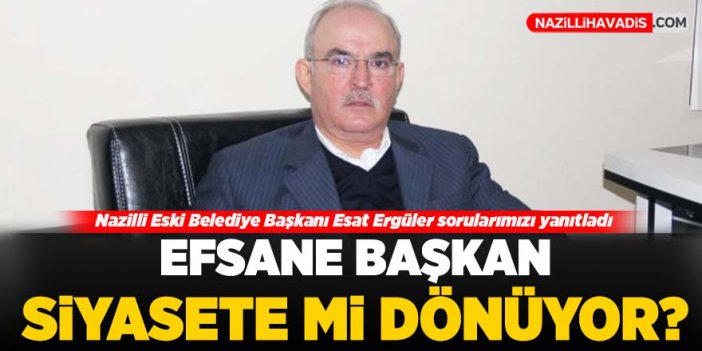 Efsane başkan siyasete mi dönüyor?