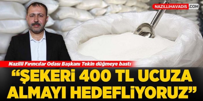 Şeker çuvalını 400 lira ucuza almak mümkün