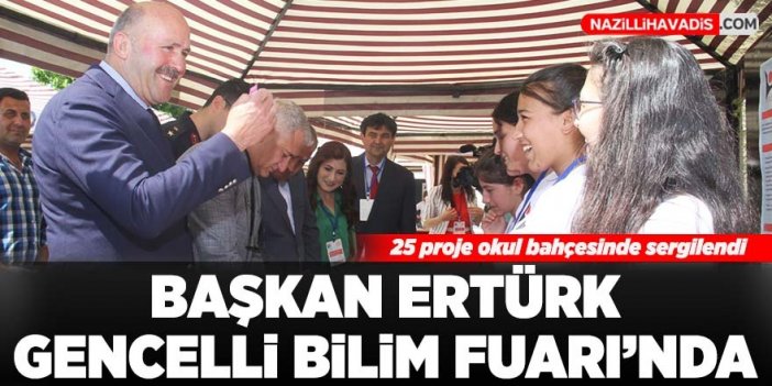 Başkan Ertürk, Gencelli Bilim Fuarı’na katıldı