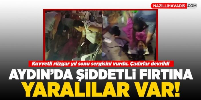 Aydın'da şiddetli fırtına: 6 yaralı