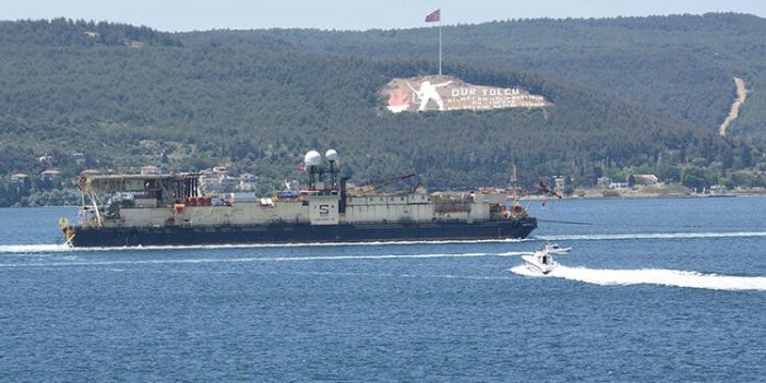 Karadeniz gazı için gelen gemi, Çanakkale Boğazı'ndan geçti