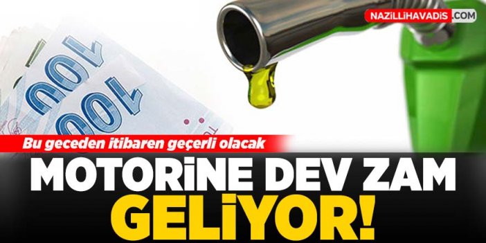 Motorine dev zam geliyor!