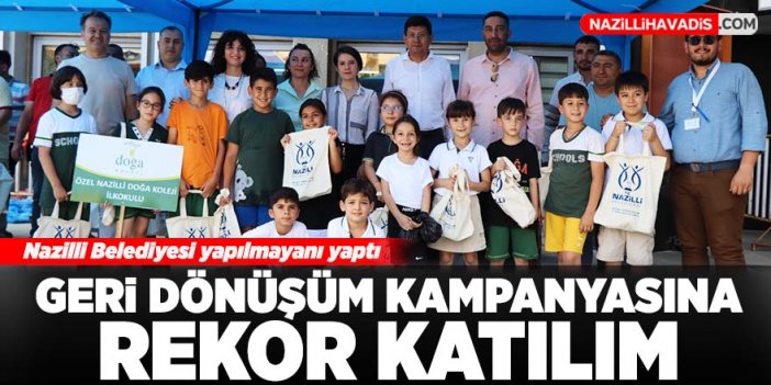 Geri dönüşüm kampanyasına rekor katılım