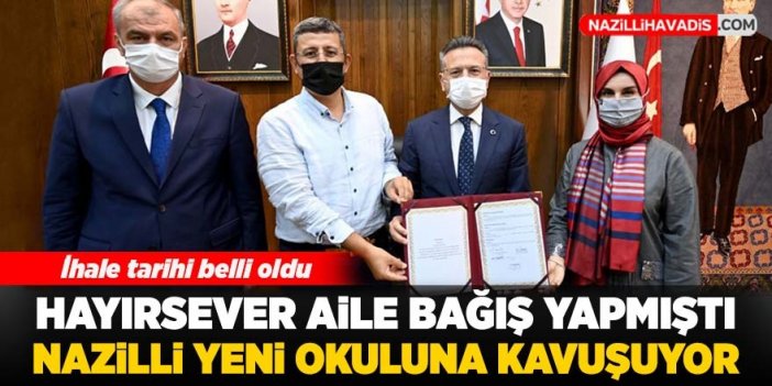 Nazilli yeni ilkokuluna kavuşuyor