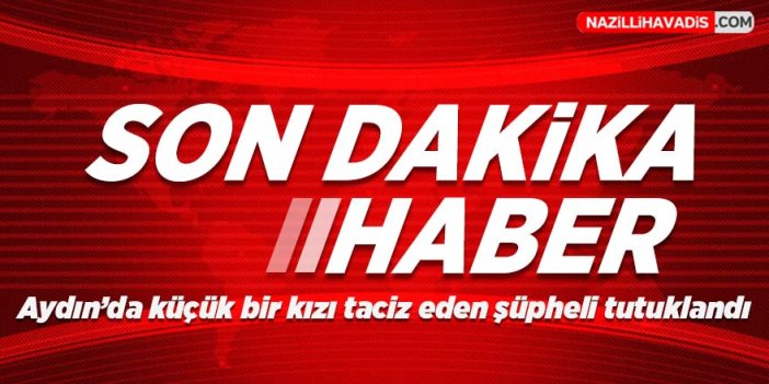 Aydın’da küçük bir kızı taciz eden şüpheli tutuklandı