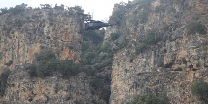 Aydın'da şiddetli yağış nedeniyle dağdaki kanyonda mahsur kalan 4 kişi kurtarıldı