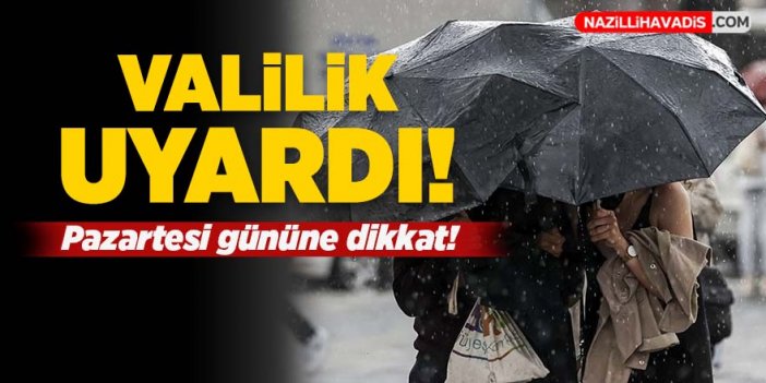 Aydın Valiliği uyardı: Sağanak yağış devam edecek