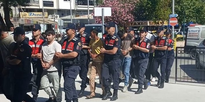 Aydın'da suç örgütüne yönelik operasyonda 9 kişi tutuklandı