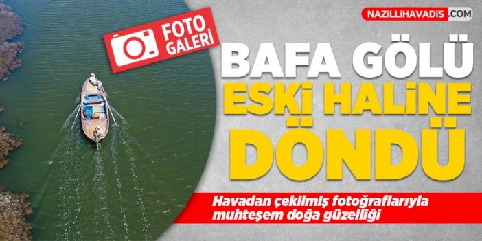 Bafa Gölü eski haline döndü