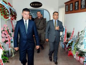 Kaymakam Tiryaki’den, Başkan Akın’a Hayırlı Olsun Ziyareti