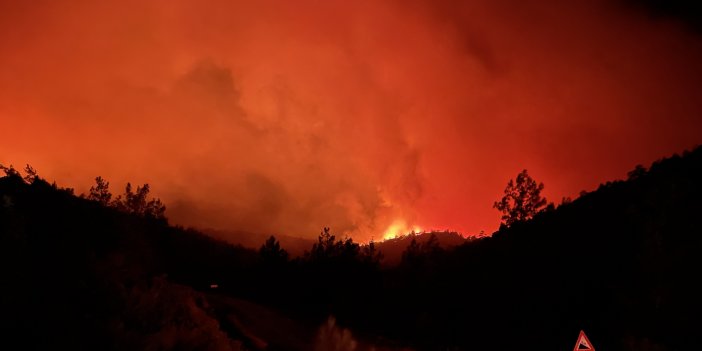 Marmaris'te ciğerlerimiz saatlerdir yanıyor