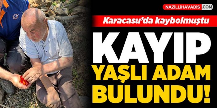 Karacasu'da kaybolan yaşlı adamı AFAD ekipleri buldu