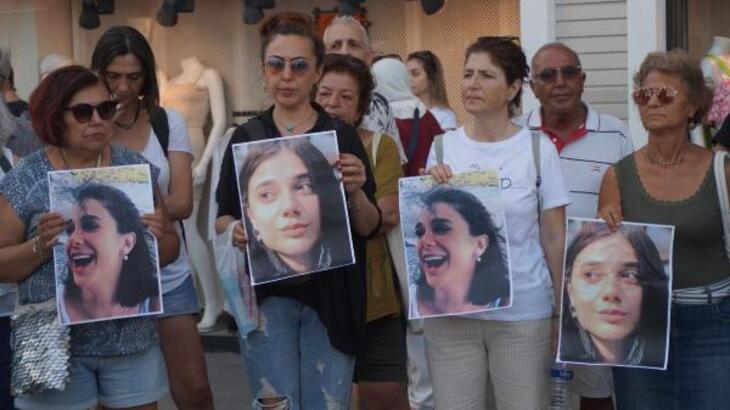 Aydın'da, Pınar Gültekin'in katiline 'haksız tahrik' indirimi protestosu