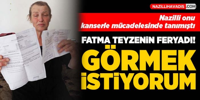 Mendil satarak geçinen Fatma teyze yeniden görmek istiyor