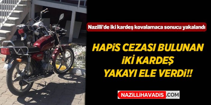 Motosiklet hırsızı iki kardeş kovalamaca sonucu yakalandı!