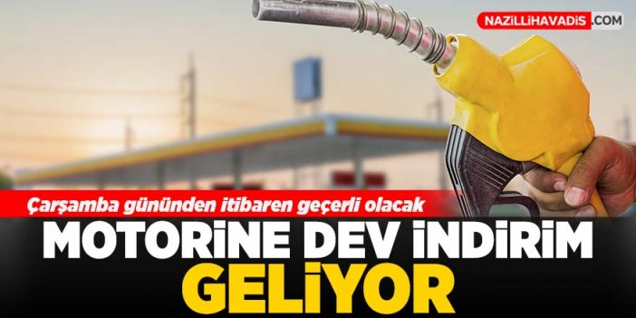 Motorine dev indirim geliyor