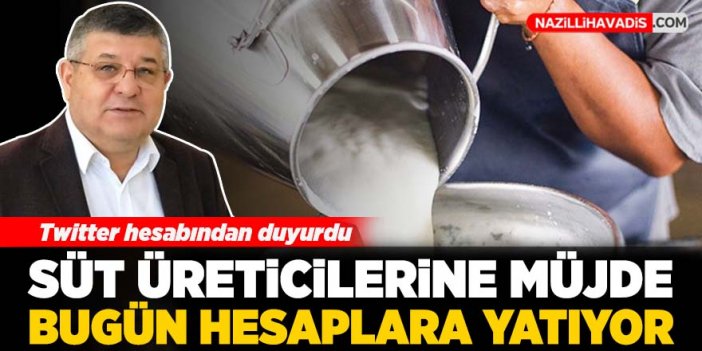 Süt üreticilerine müjde! Ödemeler bugün hesaplara yatıyor