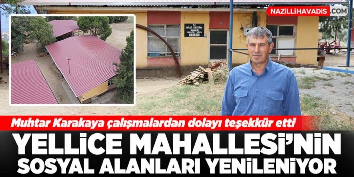 Nazilli Belediyesi sosyal alanları yeniliyor