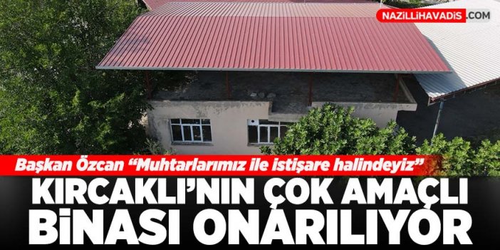 Nazilli Belediyesi Kırcaklı’da çalışmalara başladı