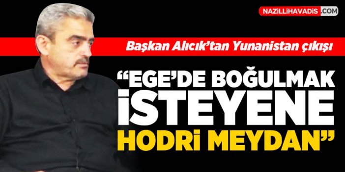 MHP Aydın İl Başkanı Alıcık'tan Yunanistan çıkışı