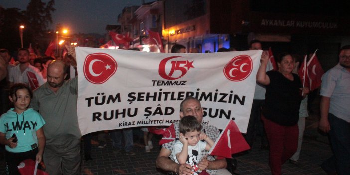 İzmir, Aydın, Manisa ilçelerinde 15 Temmuz etkinlikleri düzenlendi