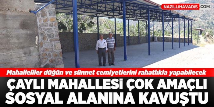 Çaylı Mahallesi isteğine kavuştu