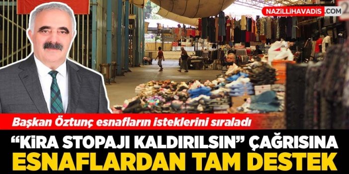 Başkan Dursun Öztunç'tan kira stopajı çıkışı!