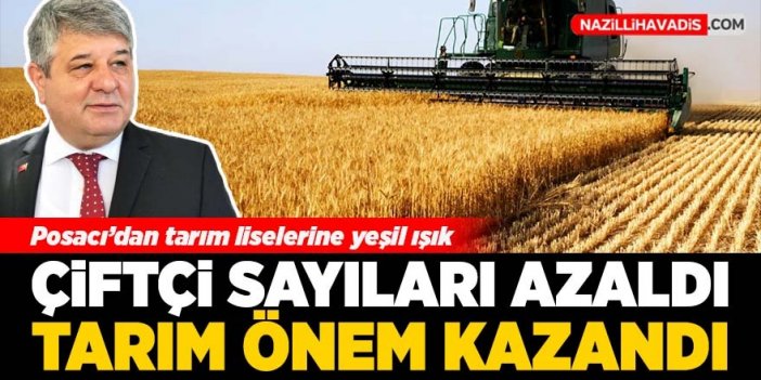 AK Parti Aydın Milletvekili Posacı’dan tarım liselerine yeşil ışık