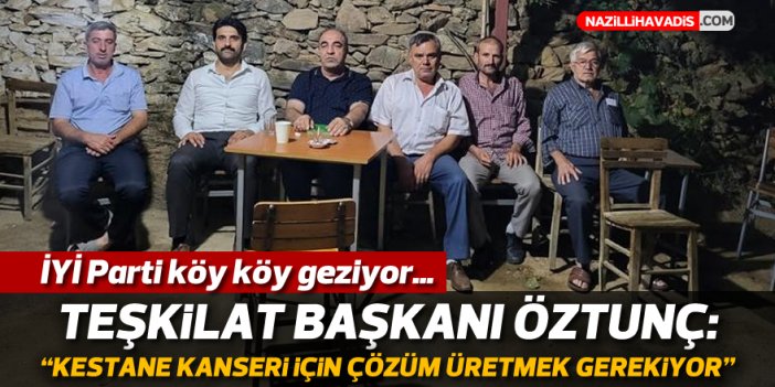 Başkan Öztunç’tan ‘kestane kanserine çözüm’ çıkışı