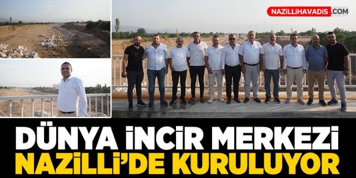 Dünya incir merkezi Nazilli’de kuruluyor