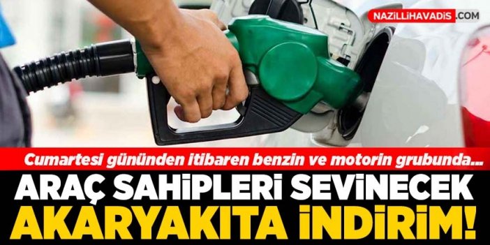 Araç sahiplerine müjdeli haber! Motorin ve benzine indirim