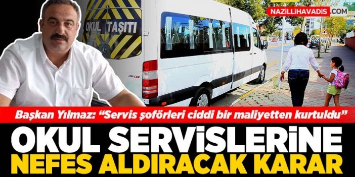 Başkan Yılmaz: “Servis araç şoförleri ciddi bir mali yükten kurtuldu”