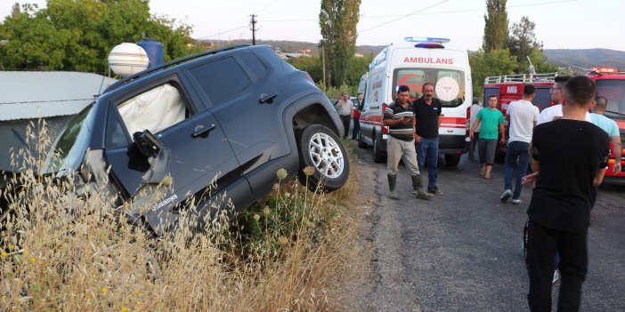 İki otomobilin çarpıştığı kazada 5 kişi yaralandı