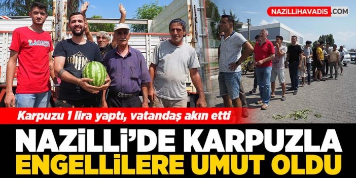 55 ton karpuzdan gelen gelir, engelli bireylere umut olacak