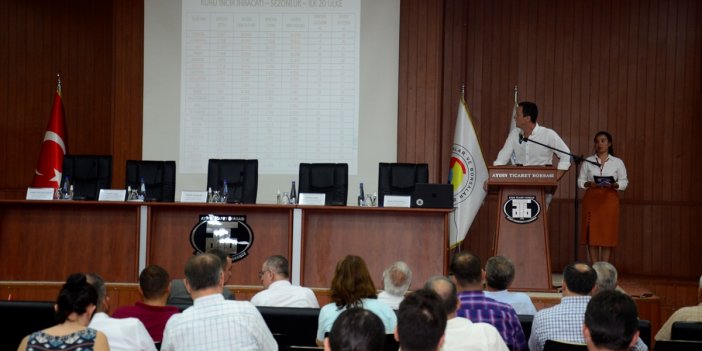 Aydın’da kuru incir sektör toplantısı yapıldı